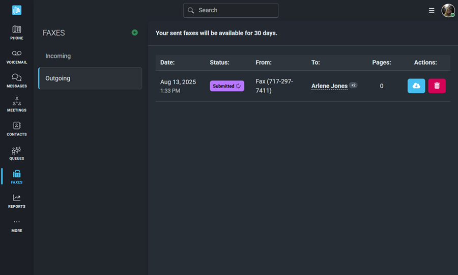 Faxes | Intulse Support