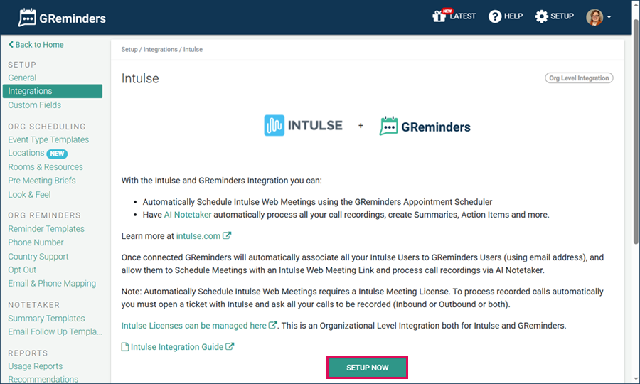GReminders | Intulse Support